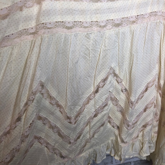NWT • FREE PEOPLE • Cream Lace Trapeze Dress- M - Picture 6 of 8